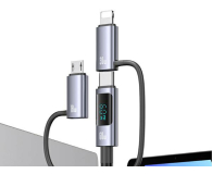 USAMS Kabel 6w1 Fast charging 60W 2m Aluminuim - 1569121 - zdjęcie 4